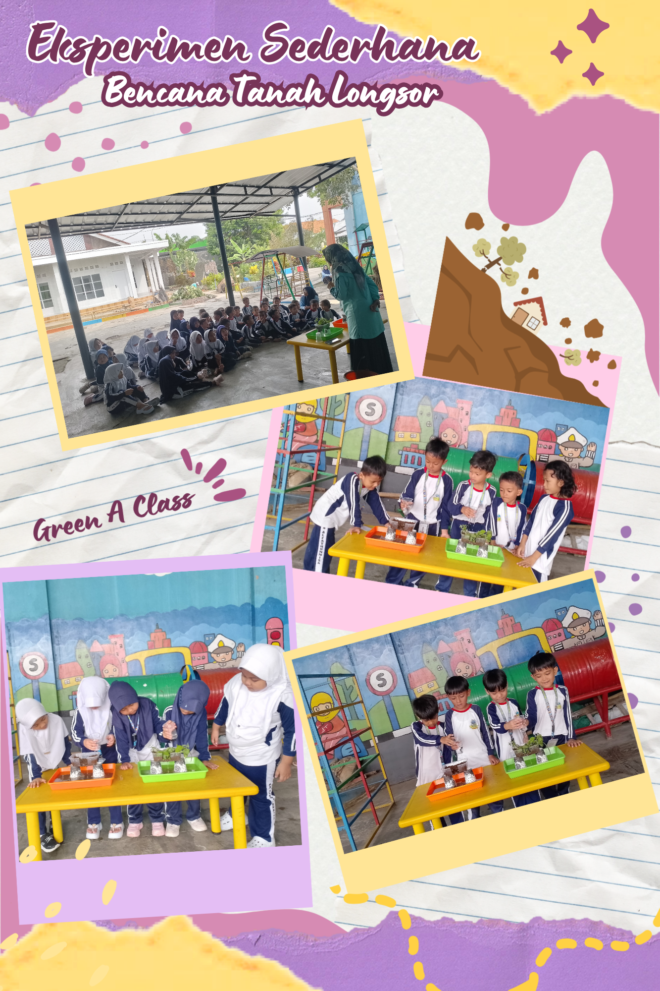 Green A Class "Eksperimen sederhana Longsor"
